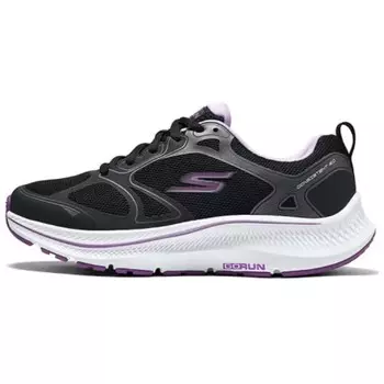Кроссовки женские с низким верхом, черные/фиолетовые Skechers