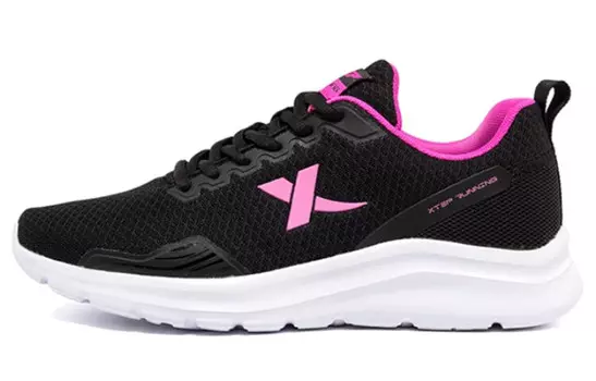 Кроссовки женские с низким верхом, черные/красные Xtep