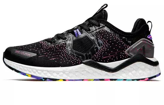 Кроссовки женские с низким верхом, черные/красные Xtep