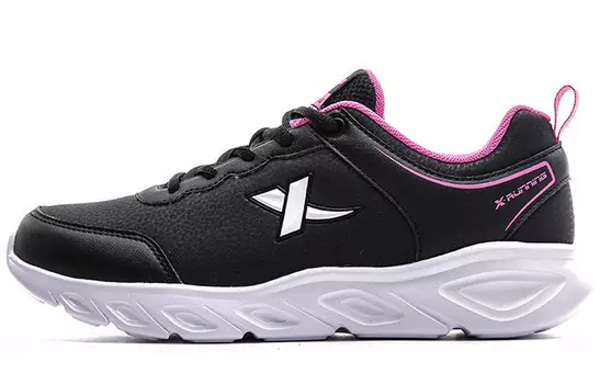 Кроссовки женские с низким верхом, черные/красные Xtep