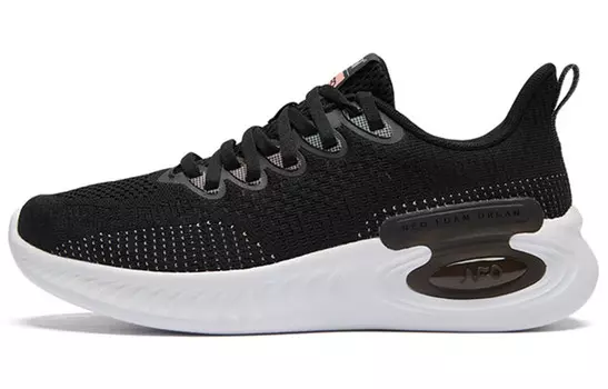 Кроссовки женские с низким верхом, черные/красные 361°