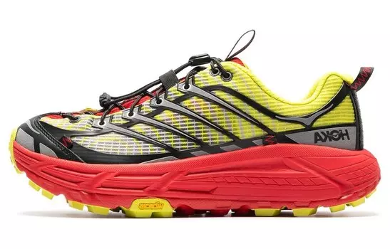 Кроссовки женские с низким верхом, черные/красные Hoka One One