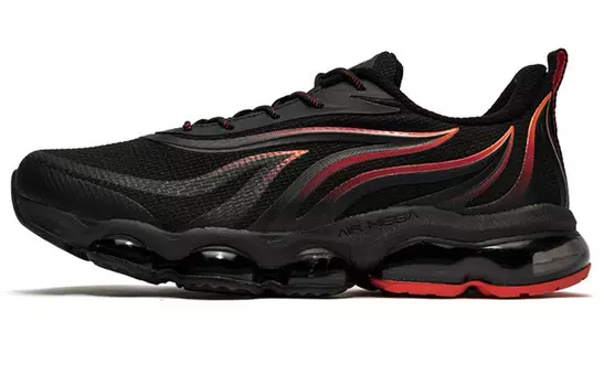 Кроссовки женские с низким верхом, черные/красные Xtep