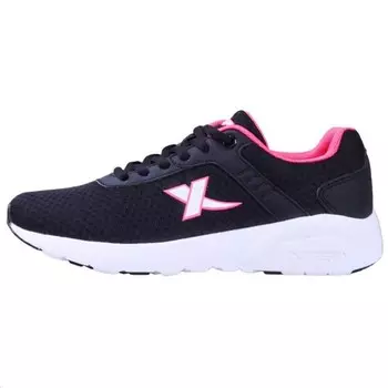 Кроссовки женские с низким верхом, черные/красные Xtep