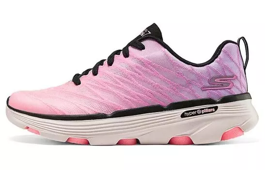Кроссовки женские с низким верхом, черные/розовые Skechers