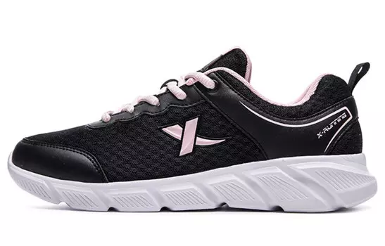 Кроссовки женские с низким верхом, черные/розовые Xtep