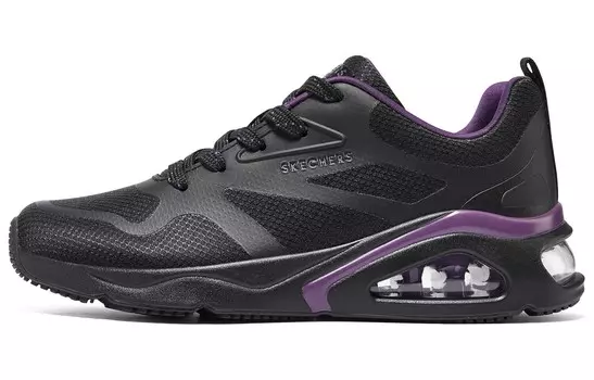 Кроссовки женские с низким верхом, черные Skechers