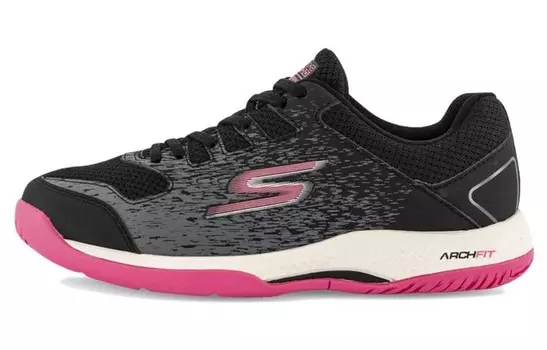Кроссовки женские с низким верхом, черные Skechers