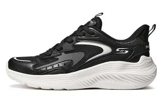 Кроссовки женские с низким верхом, черные Skechers