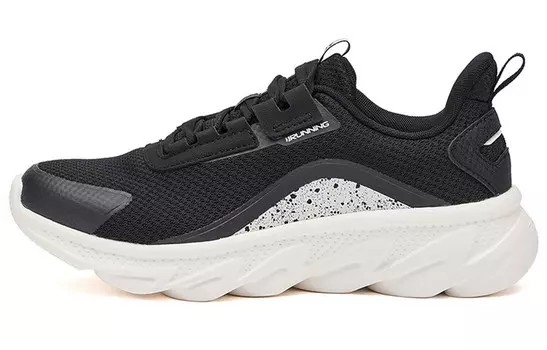 Кроссовки женские с низким верхом, черный/белый 361°