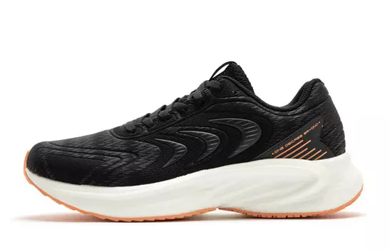 Кроссовки женские с низким верхом, черный/белый 361°