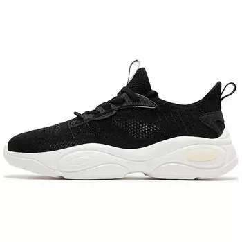 Кроссовки женские с низким верхом, черный/белый 361°