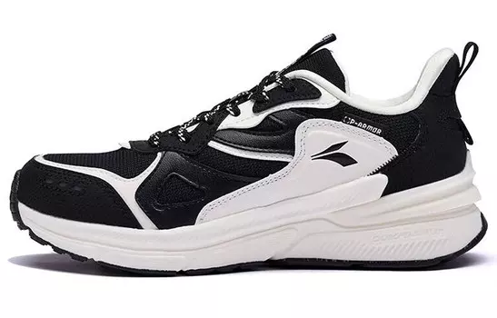 Кроссовки женские с низким верхом, черный/белый 361°