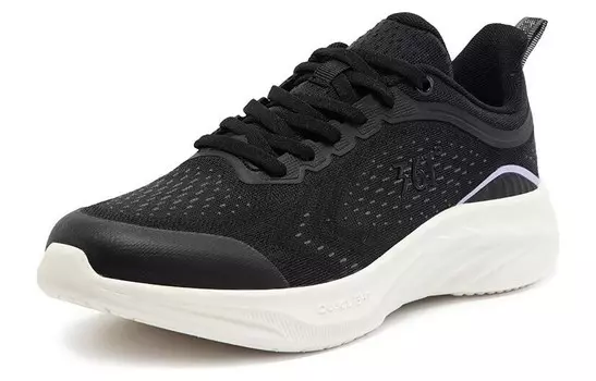 Кроссовки женские с низким верхом, черный/белый 361°