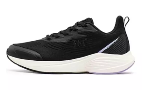 Кроссовки женские с низким верхом, черный/фиолетовый 361°