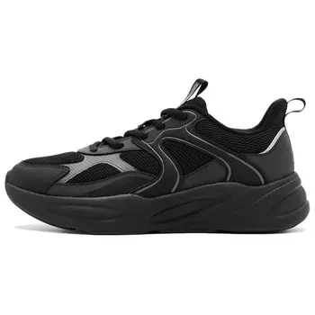 Кроссовки женские с низким верхом, черный/железно-серый Qiaodan