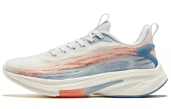 Кроссовки женские с низким верхом, цвет: белый, флуоресцентный, оранжевый, розовый Erke