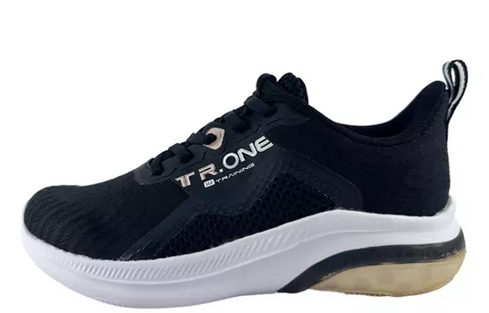 Кроссовки женские с низким верхом, цвет черный как смоль/розовый 361°