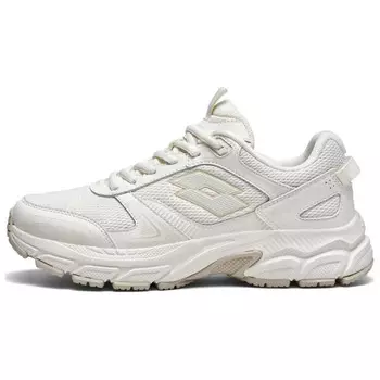 Кроссовки женские с низким верхом цвета слоновой кости и белого цвета Lotto