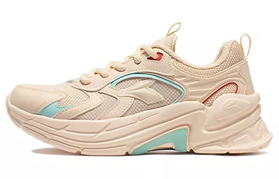 Кроссовки женские с низким верхом цвета слоновой кости и белого цвета 361°