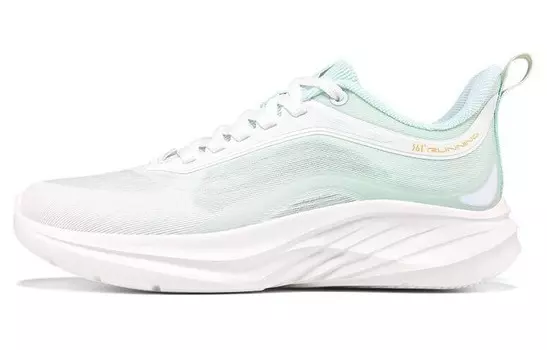 Кроссовки женские с низким верхом Feather белые/тюль синие 361°