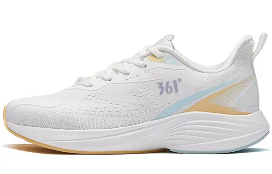 Кроссовки женские с низким верхом Feather белый/розмариновые 361°