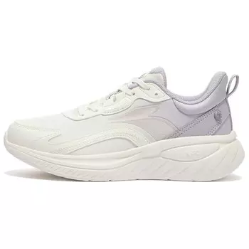 Кроссовки женские с низким верхом Feather белый/светло-серый фиолетовый 361°