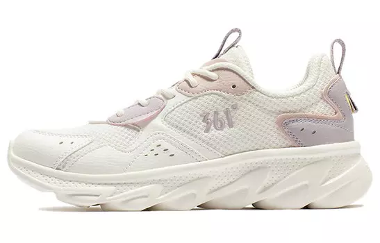 Кроссовки женские с низким верхом Feather белый/светло-фиолетовый 361°