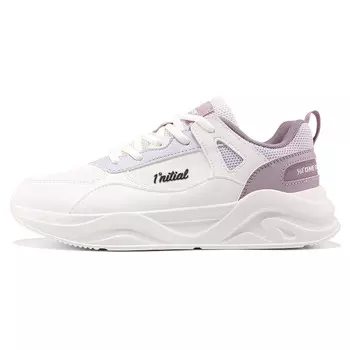 Кроссовки женские с низким верхом Feathers белый/слегка виноградно-фиолетовый 361°