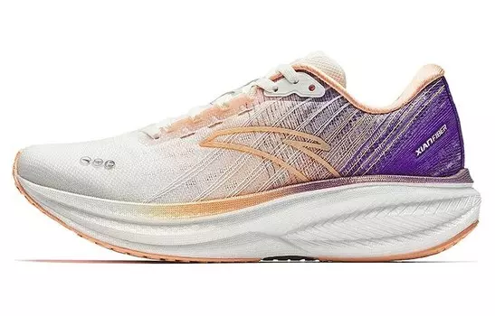 Кроссовки женские с низким верхом Ivory / Streamer Orange / Dynasty Purple Anta