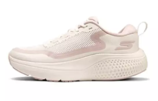 Кроссовки женские с низким верхом коричневые/розовые Skechers