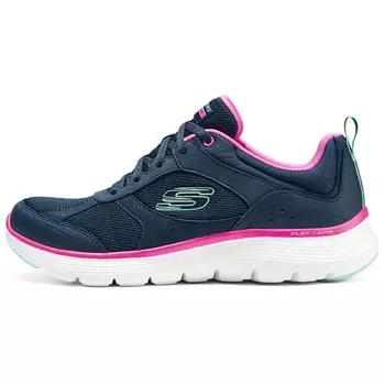 Кроссовки женские с низким верхом красновато-синие Skechers