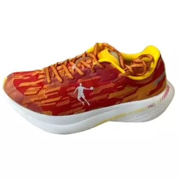 Кроссовки женские с низким верхом, красный и желтый Qiaodan