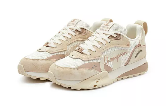 Кроссовки женские с низким верхом Light Khaki Champion
