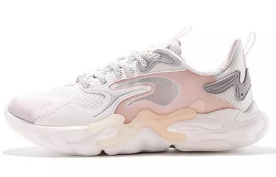 Кроссовки женские с низким верхом Microcrystalline белый/пудровые/серый Erke