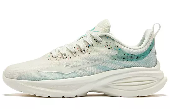 Кроссовки женские с низким верхом, микрокристаллические, белый и слегка синий Erke