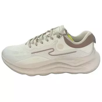 Кроссовки женские с низким верхом, микрокристаллические, белый/коричная пудра Erke