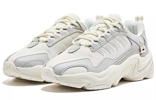 Кроссовки женские с низким верхом, микрокристаллические, белый/серый Erke