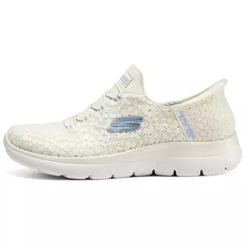 Кроссовки женские с низким верхом молочно-белые Skechers