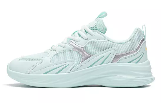 Кроссовки женские с низким верхом мятно-зеленые Warrior