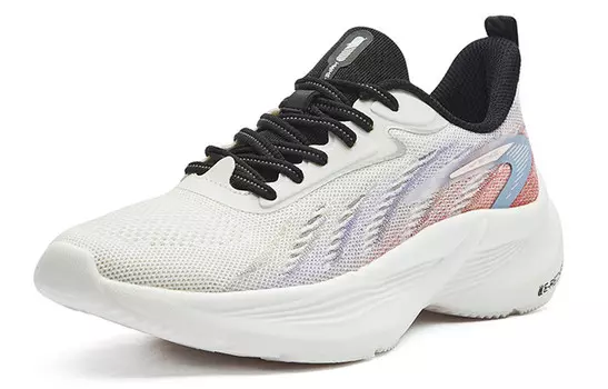 Кроссовки женские с низким верхом Oak White/tемно-синий фиолетовый Erke