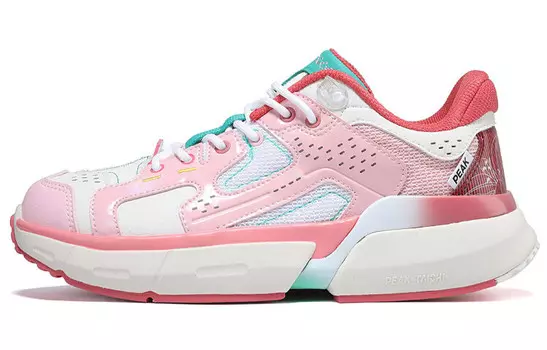 Кроссовки женские с низким верхом персикового цвета Peak