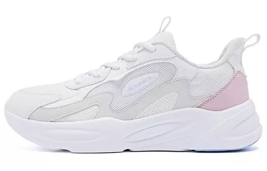 Кроссовки женские с низким верхом Qiaodan, цвет White / Morning Light Powder