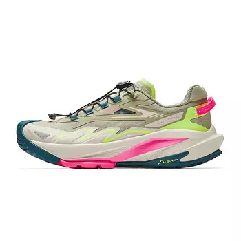 Кроссовки женские с низким верхом Rinse Green / Mud Grey / Fluorescent Green Anta