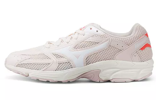 Кроссовки женские с низким верхом розовые/белые Mizuno