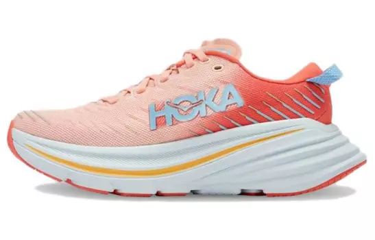 Кроссовки женские с низким верхом розовые/оранжевые Hoka One One