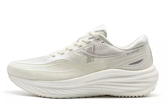 Кроссовки женские с низким верхом Sail белые/серебристые Xtep