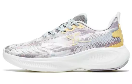 Кроссовки женские с низким верхом Sail белые/спокойно-серые Xtep