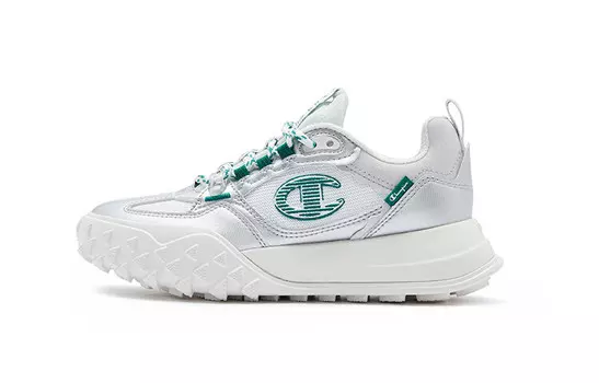 Кроссовки женские с низким верхом, серебристые Champion