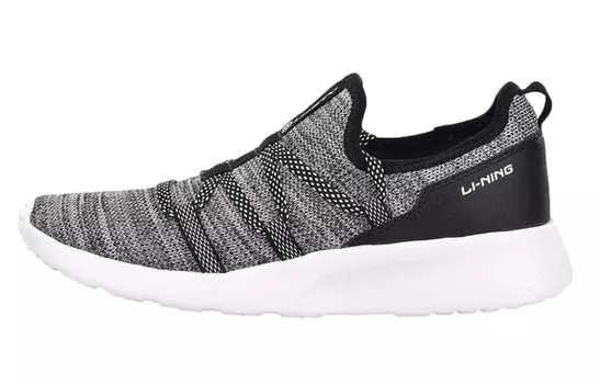 Кроссовки женские с низким верхом серые/черные Lining
